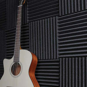 Musical Equipment: 40pcs Studio Acoustic Foam Sound Absorbtion Proofing Panels Tiles Wedge 30X30CM