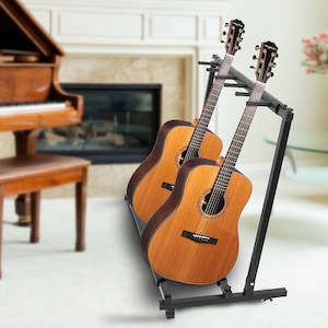 Guitar Stand 5 Holder Guitar Folding Stand Rack Band Stage Bass Acoustic Guita