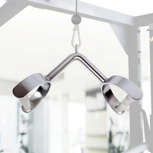 Sports Fitness: Randy & Travis D-Handle Row Gym Handle Bar Attachment