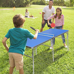 Sports Fitness: 152cm Portable Tennis Table, Folding Ping Pong Table Game Set