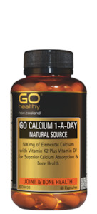 Chemist shop - pharmacy: GO CALCIUM 1-A-DAY 60 Caps