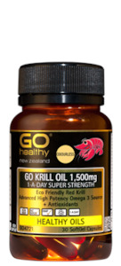 GO KRILL OIL 1,500MG 1-A-DAY 30 Caps