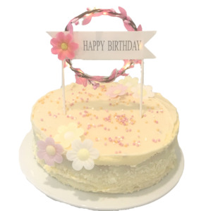 Cake Topper - Happy Birthday