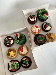 6PACK CHRISTMAS CUPCAKES