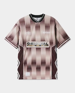 Butter Goods x Umbro - Optical Jersey - Brown/Taupe