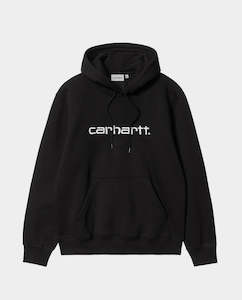 Carhartt WIP - Hooded Carhartt Sweat - Black/White