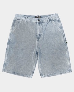 Vic - Carpenter Jean Shorts - Light Blue