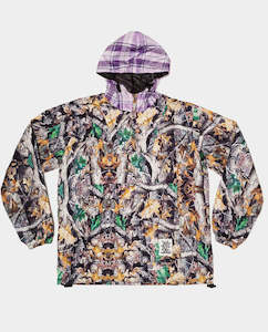 Arcade - Two-Tone Nylon Anorak - Camo/Plaid