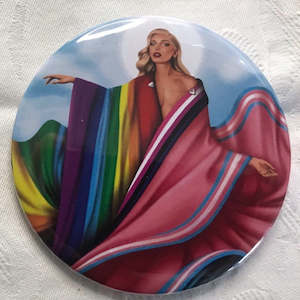 Cocm Collection: The Cloak of Many Colours Badge - 55mm diam