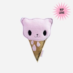 Organic Catnip Toy - Felt Kitty Cone