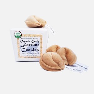 Organic Catnip Toys - Set of 4 Fortune Cookies