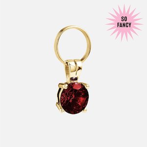 Cat Collar Charm - Ruby Gem