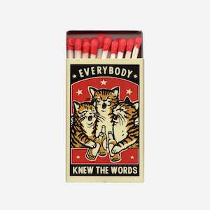 Drunk Cat Matchbox - Knew the Words