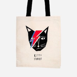 Cat Tote Bag - Kitty Stardust