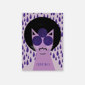 Cat Greeting Card - Purrince