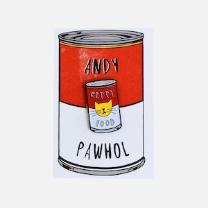 Cat Pin - Andy Pawhol