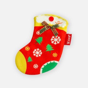 Catnip & Hidden Treat Toy - Christmas Stocking