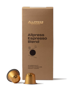 Milk and cream processing: Allpress - Espresso Blend Coffee Capsules