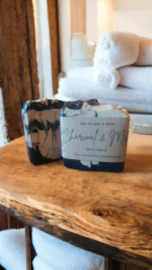 Charcoal and Milk Soap with Tallow