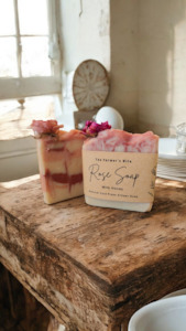 Rose Soap with Honey