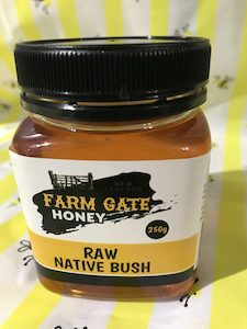 250g Raw Native Bush - Farm Gate Honey New Zealand