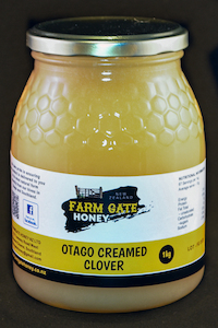 1Kg Creamed Clover - Farm Gate Honey New Zealand