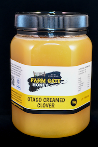 1 Kg Creamed Clover - Farm Gate Honey New Zealand