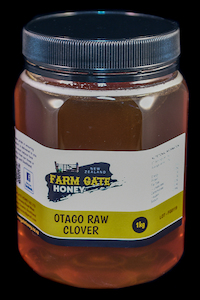 1Kg Raw Clover - Farm Gate Honey New Zealand