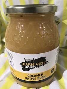 1 Kg Creamed Native Bush - Farm Gate Honey New Zealand