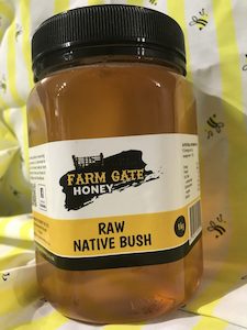 1 Kg Raw Native Bush - Farm Gate Honey New Zealand