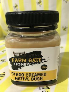 250g Creamed Native Bush - Farm Gate Honey New Zealand