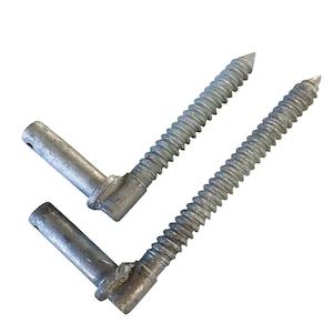 Farm produce or supplies wholesaling: Screw Thru Gudgeon Galvanised - 20 Pack