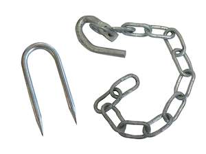 Farm produce or supplies wholesaling: Gate Staple and Latch Galvanised