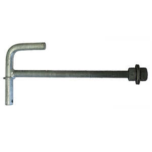 Lock Thru Gudgeon Galvanised