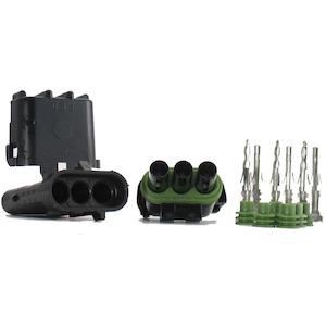 Packard 3-way M/F connectors - 5 sets