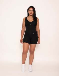 Jumpsuits: Scarlet Black Shorts Jumpsuit