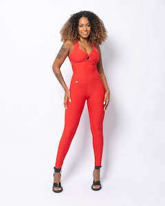 Gigi Red Jumpsuit