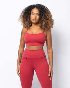 Tops: Sports Bra Nina Bordeaux