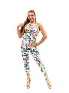 Jumpsuits: Tropicalia Tear Drop Jumpsuit