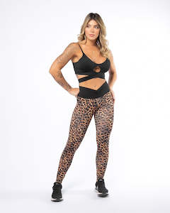 V-Waist Leopard Leggings