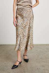 Rails - Anya Mid Skirt Champagne Leopard