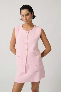 Onte - Helena Gilet Rosa Pink