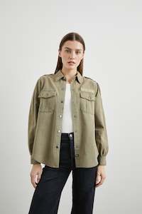 Jackets: RAILS - CAMERON  BUTTON UP JACKET CANTEEN