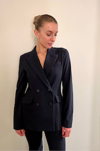 Jackets: HARRIS WHARF LONDON - DOUBLE BREASTED BLAZER NAVY