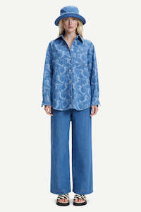 SAMSOE SAMSOE - GIANI TROUSERS DREAM BLUE