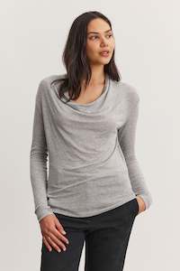 Velvet - Tencel Heather Grey Knit