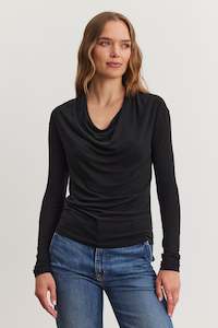 Velvet - Tencel Black Knit