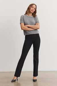 VELVET - PONTI ALBEE BLACK PANT