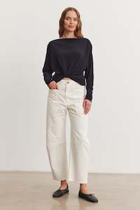 Velvet: VELVET - BRYLIE IVORY PANTS