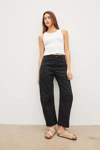 VELVET - BRYLIE PANTS WASHED BLACK